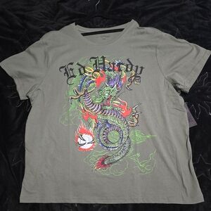Ed Hardy Dragon Aura Tattoo Short Sleeve Tee